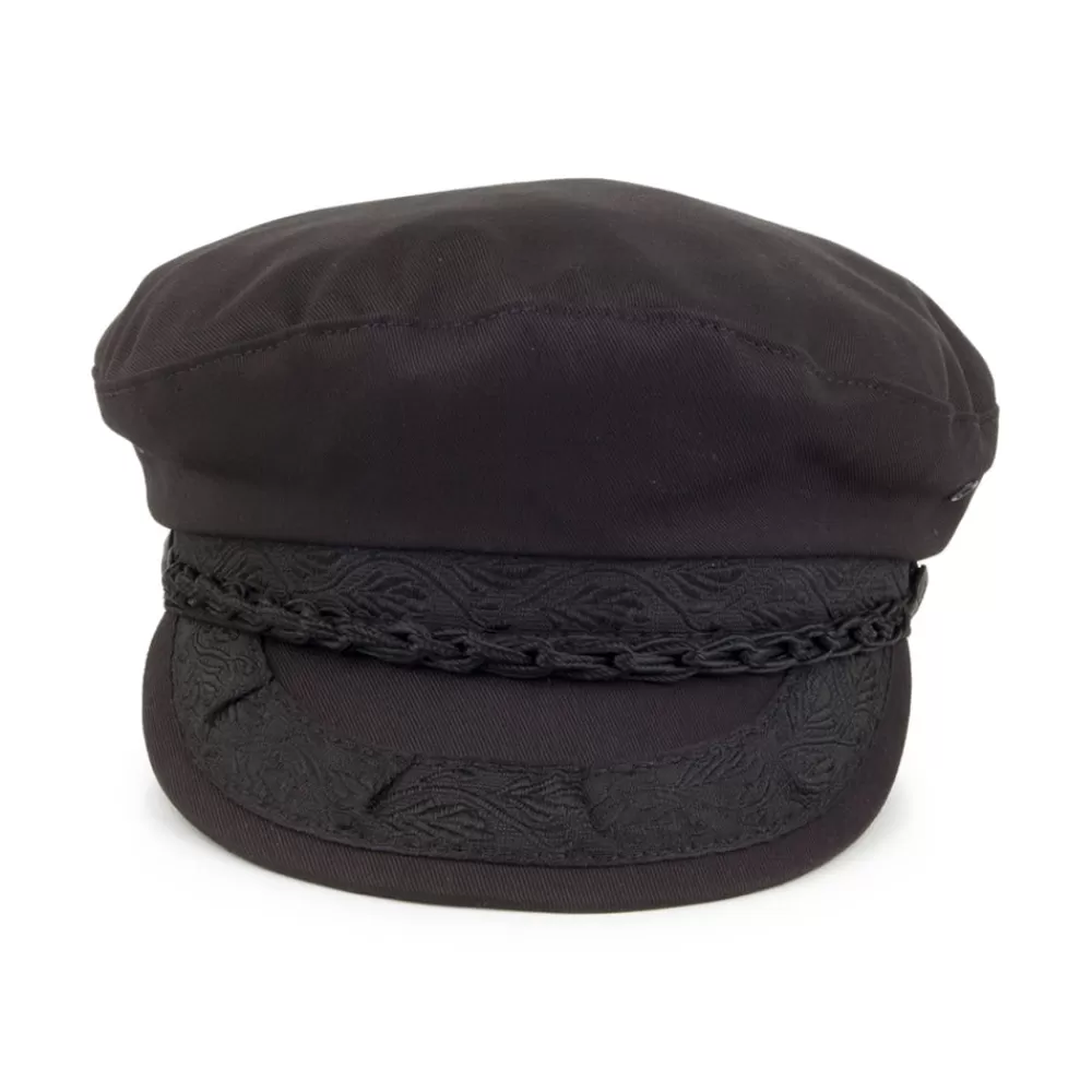 Grandes Tailles | Casquettes De Marin^Jaxon & James Casquette de Marin Grec en Coton noir JAXON & JAMES
