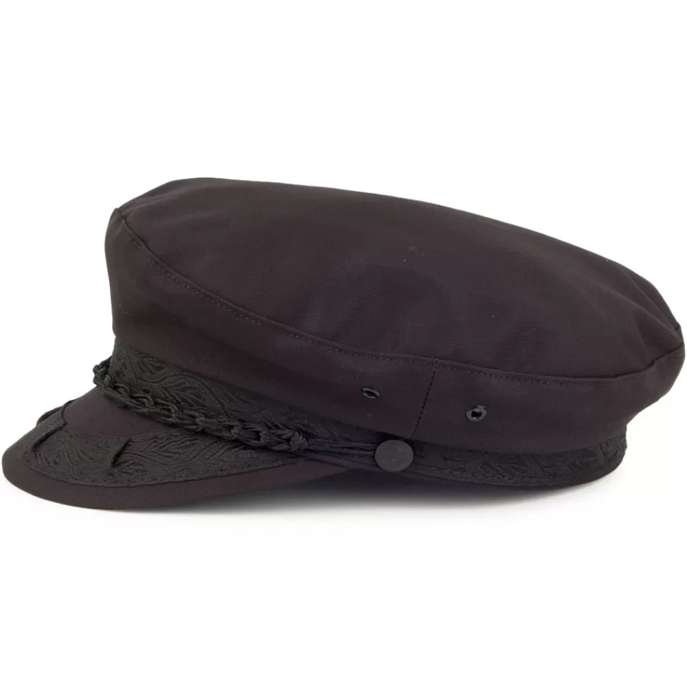 Grandes Tailles | Casquettes De Marin^Jaxon & James Casquette de Marin Grec en Coton noir JAXON & JAMES