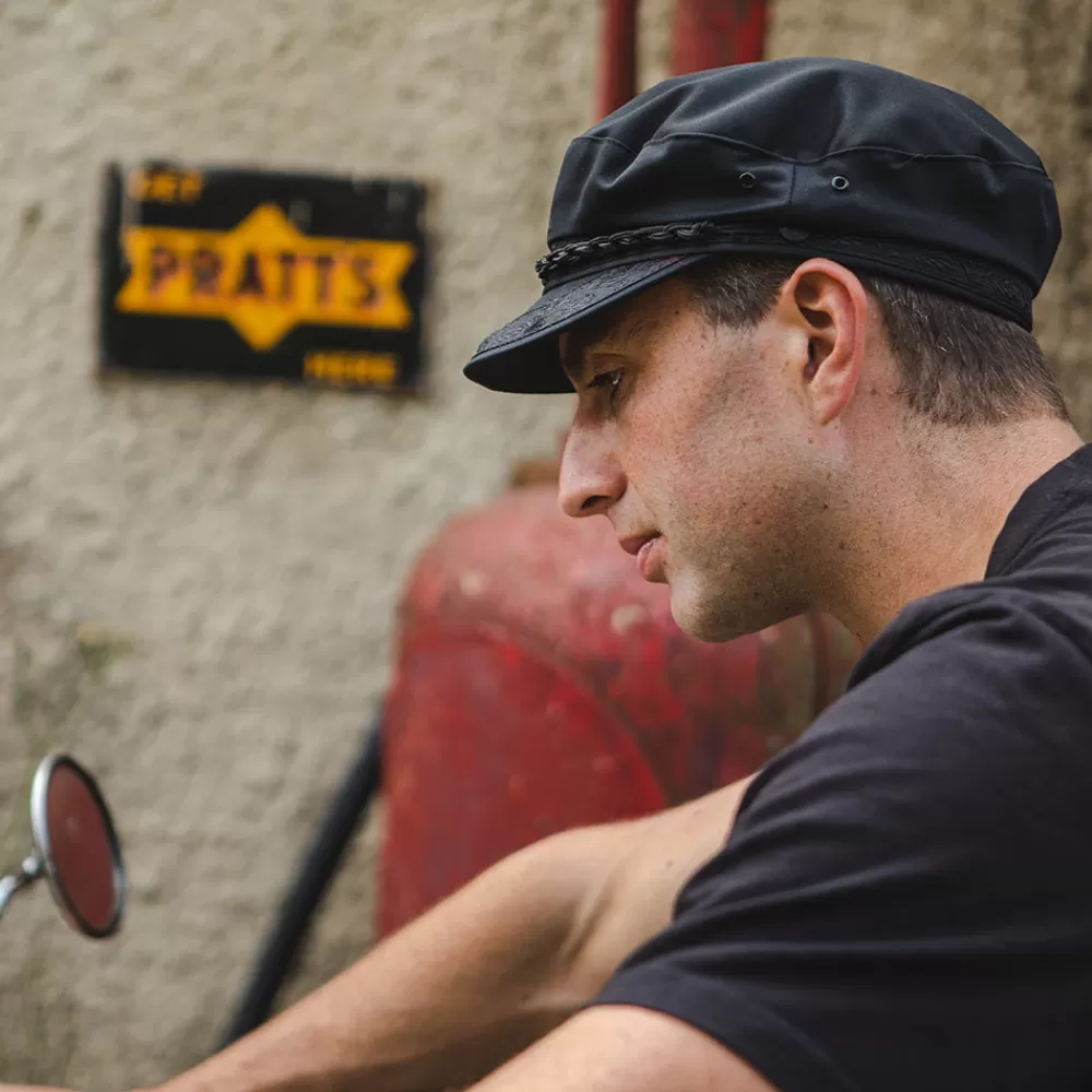 Grandes Tailles | Casquettes De Marin^Jaxon & James Casquette de Marin Grec en Coton noir JAXON & JAMES