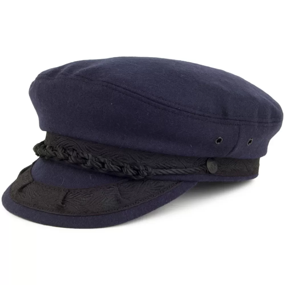 Grandes Tailles | Casquettes De Marin^Jaxon & James Casquette de Marin Grec en Laine bleu marine JAXON & JAMES