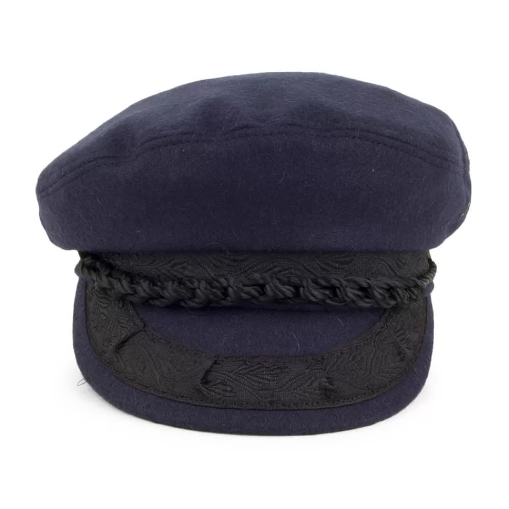 Grandes Tailles | Casquettes De Marin^Jaxon & James Casquette de Marin Grec en Laine bleu marine JAXON & JAMES