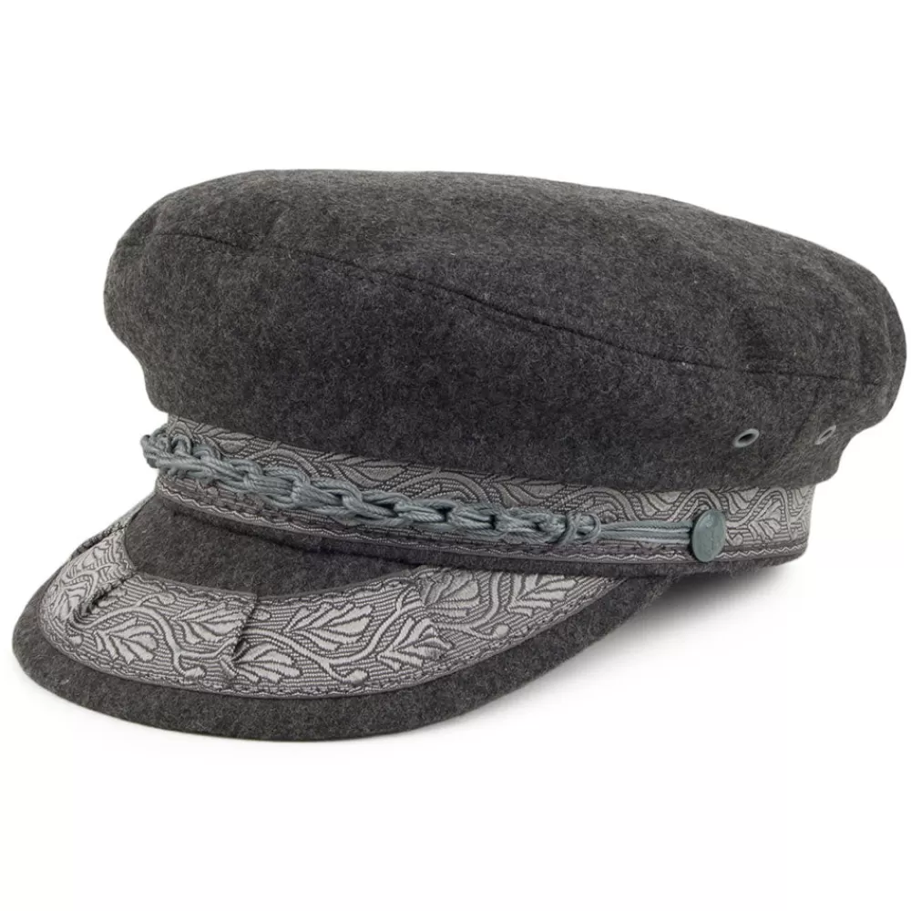 Grandes Tailles | Casquettes De Marin^Jaxon & James Casquette de Marin Grec en Laine gris JAXON & JAMES