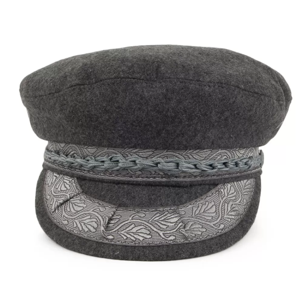 Grandes Tailles | Casquettes De Marin^Jaxon & James Casquette de Marin Grec en Laine gris JAXON & JAMES