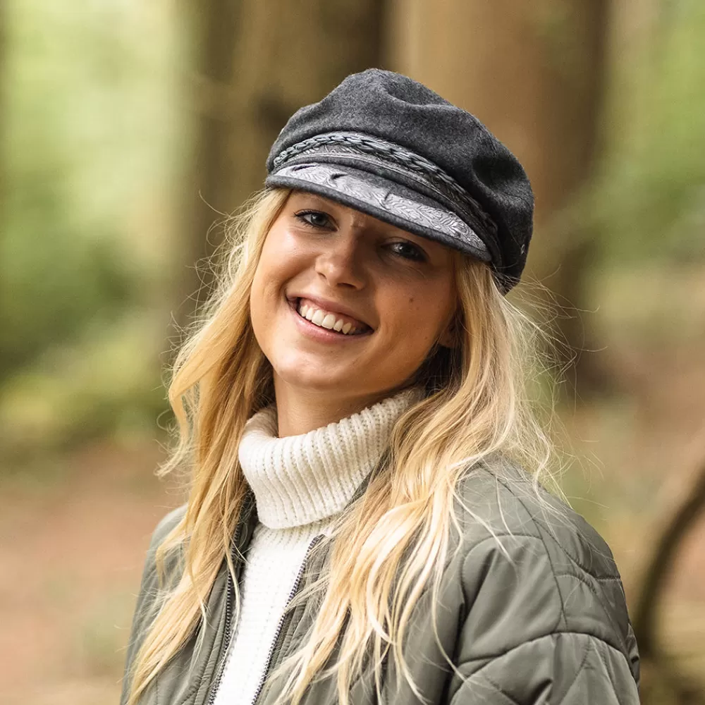 Grandes Tailles | Casquettes De Marin^Jaxon & James Casquette de Marin Grec en Laine gris JAXON & JAMES
