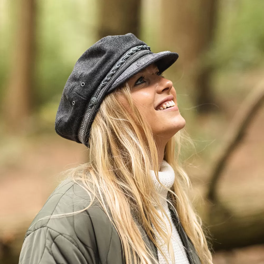 Grandes Tailles | Casquettes De Marin^Jaxon & James Casquette de Marin Grec en Laine gris JAXON & JAMES