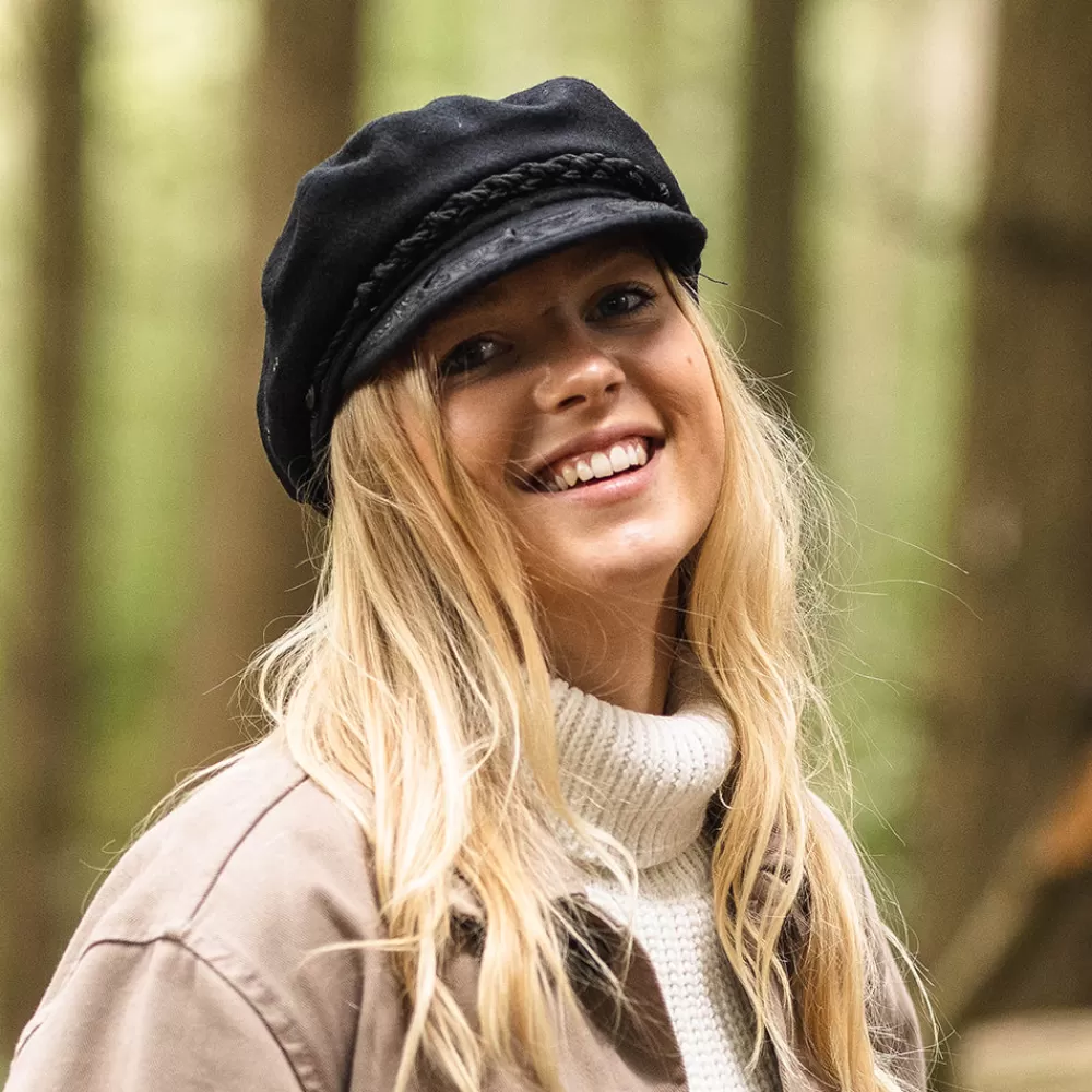 Grandes Tailles | Casquettes De Marin^Jaxon & James Casquette de Marin Grec en Laine noir JAXON & JAMES