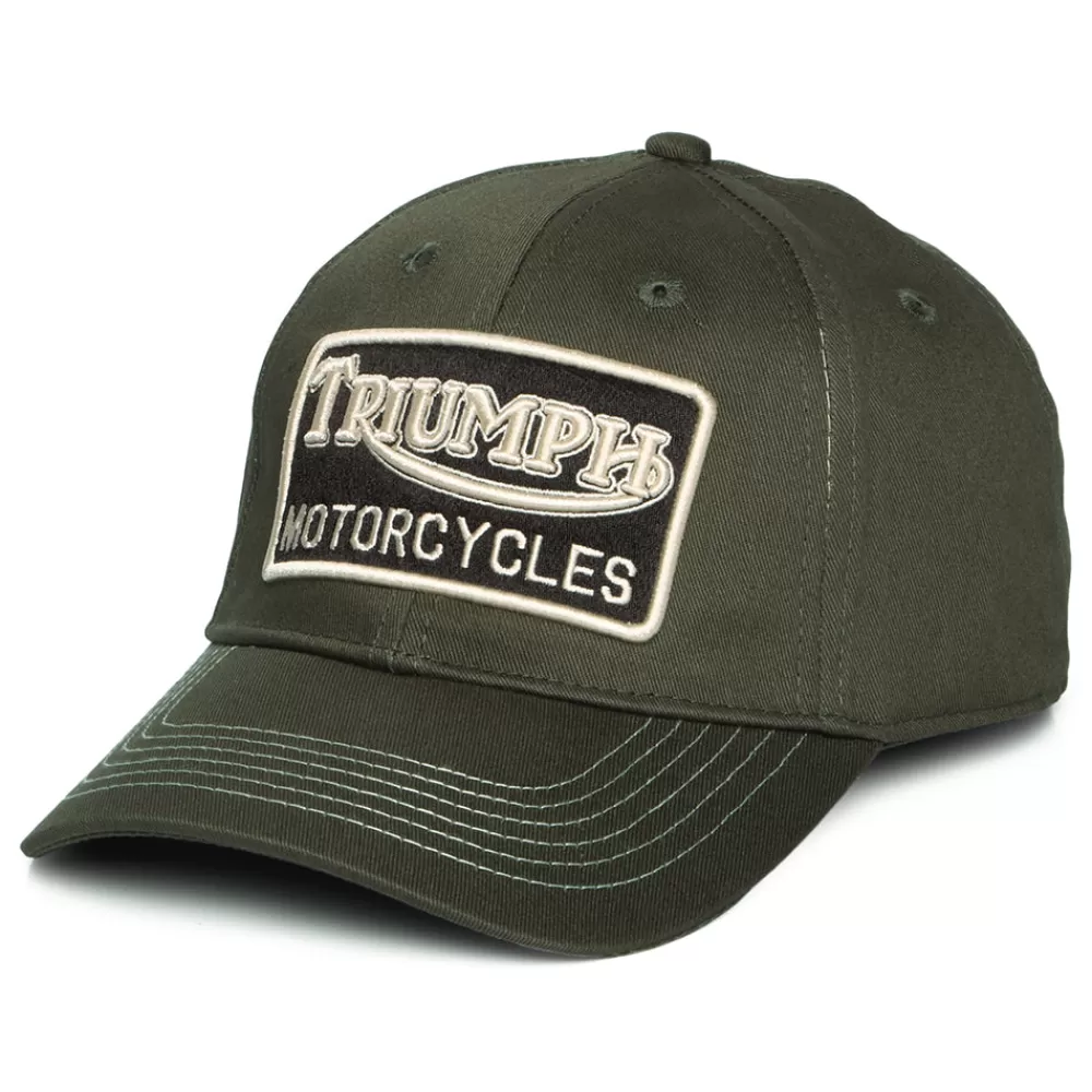 Casquettes Homme | Casquettes De Baseball^Triumph Motorcycles Casquette en Coton Forecourt olive foncé