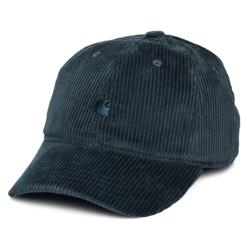 Casquettes De Baseball | Casquettes Homme^Carhartt WIP Casquette en Velours Côtelé Large Harlem bleu sarcelle