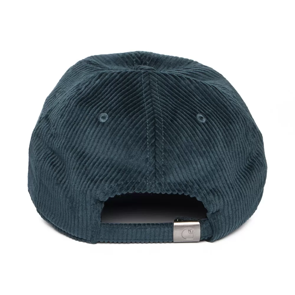 Casquettes De Baseball | Casquettes Homme^Carhartt WIP Casquette en Velours Côtelé Large Harlem bleu sarcelle