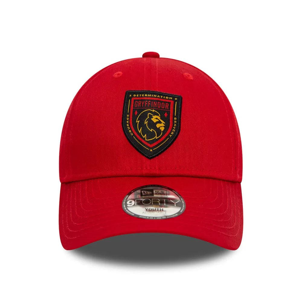 Garçons^New Era Casquette Enfant 9FORTY Harry Potter Gryffondor rouge