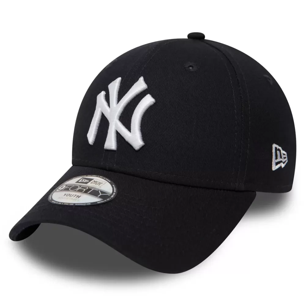 Garçons^New Era Casquette Enfant 9FORTY MLB League Essential New York Yankees bleu marine