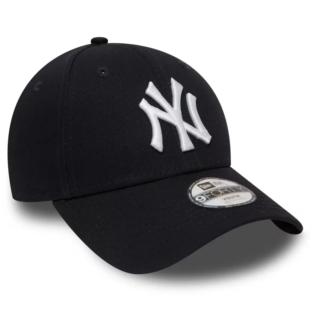 Garçons^New Era Casquette Enfant 9FORTY MLB League Essential New York Yankees bleu marine