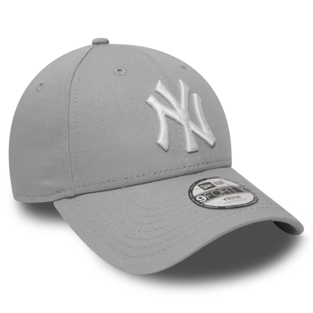 Garçons^New Era Casquette Enfant 9FORTY MLB League Essential New York Yankees gris