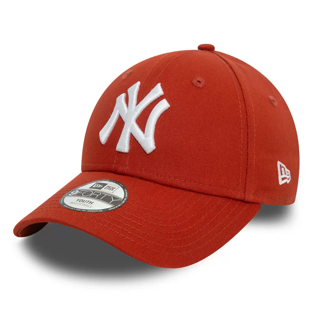 Garçons^New Era Casquette Enfant 9FORTY MLB League Essential New York Yankees rouille-blanc