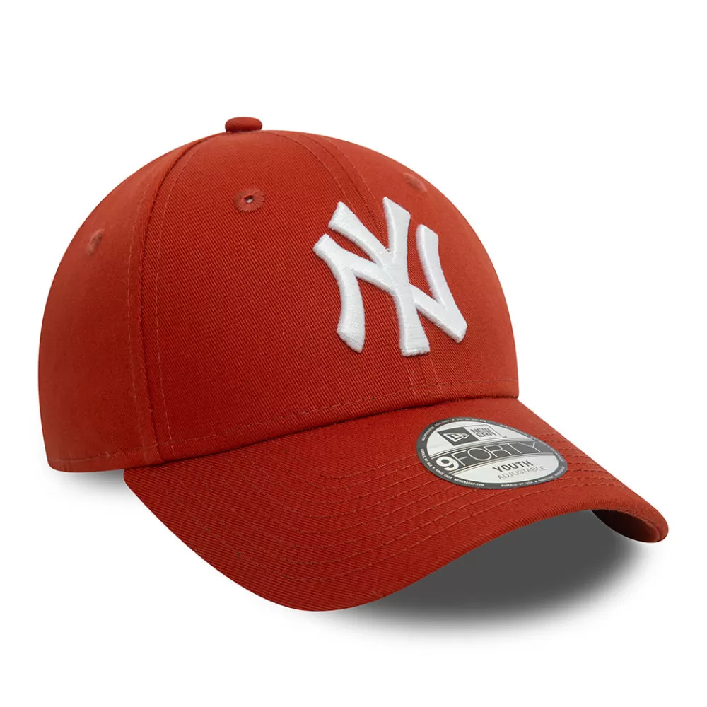 Garçons^New Era Casquette Enfant 9FORTY MLB League Essential New York Yankees rouille-blanc