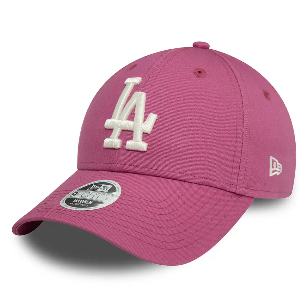 Casquettes De Baseball | Casquettes Femme^New Era Casquette Femme 9FORTY MLB League Essential L.A. Dodgers mauve-blanc cassé