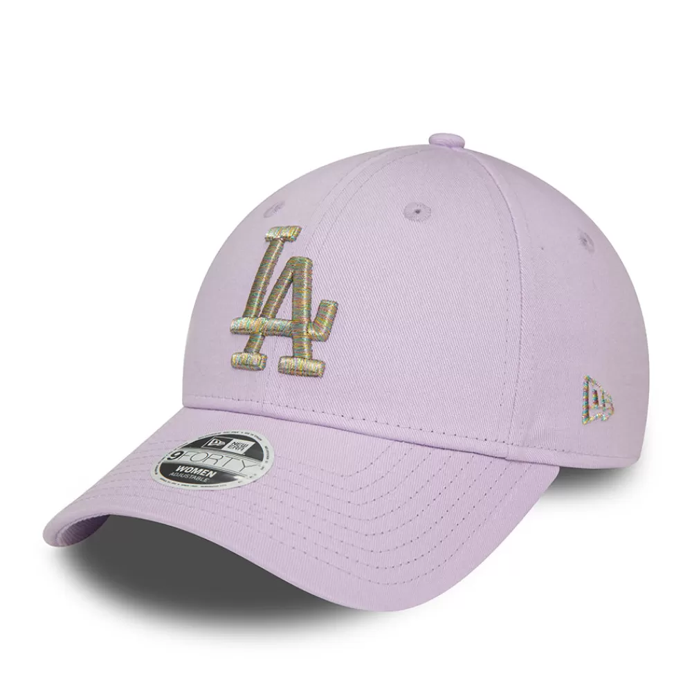 Casquettes De Baseball | Casquettes Femme^New Era Casquette Femme 9FORTY MLB Metallic Logo L.A. Dodgers lavande-argenté