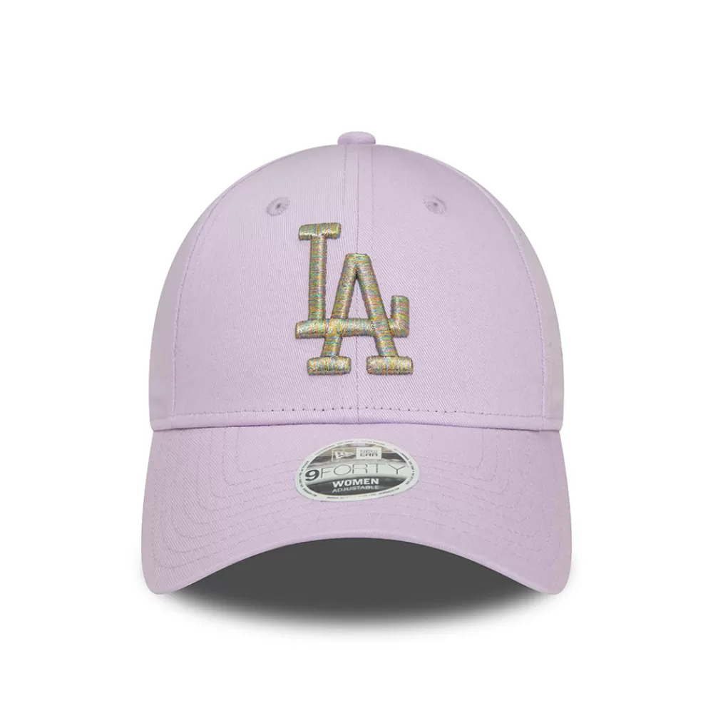Casquettes De Baseball | Casquettes Femme^New Era Casquette Femme 9FORTY MLB Metallic Logo L.A. Dodgers lavande-argenté