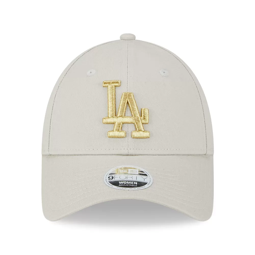 Casquettes De Baseball | Casquettes Femme^New Era Casquette Femme 9FORTY MLB Metallic Logo L.A. Dodgers pierre-doré
