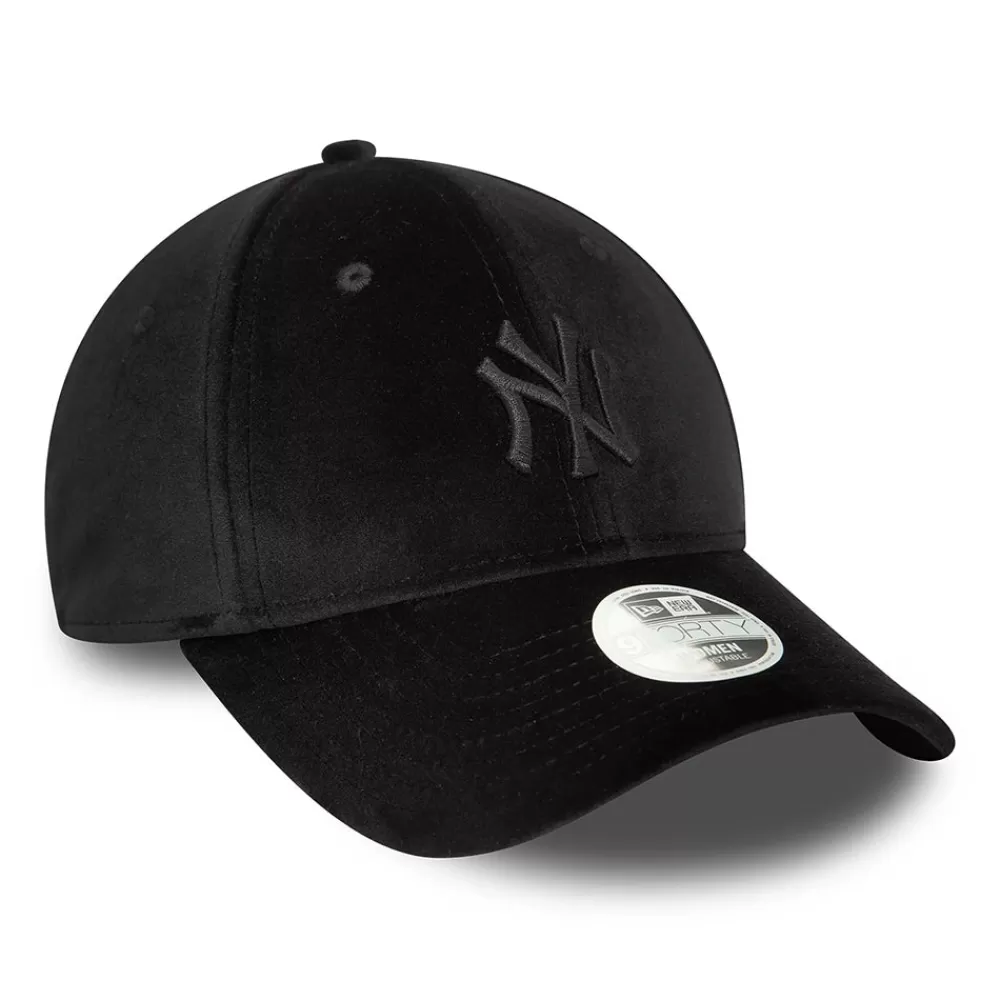 Chapeaux Hiver | Casquettes De Baseball^New Era Casquette Femme 9FORTY MLB Velour New York Yankees noir