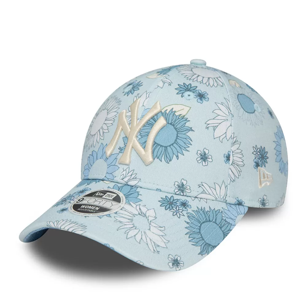 Casquettes De Baseball | Casquettes Femme^New Era Casquette Femme 9FORTY New York Yankees bleu clair
