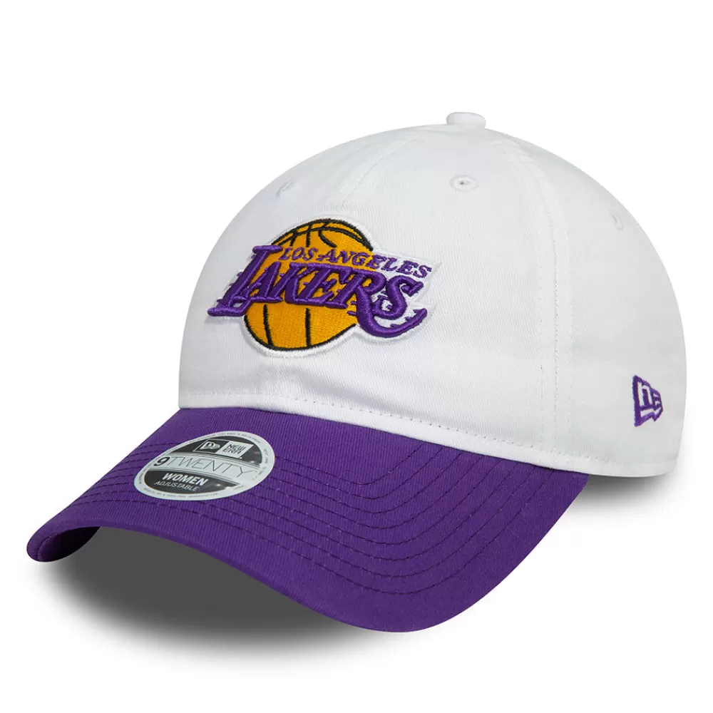 Casquettes De Baseball | Casquettes Femme^New Era Casquette Femme 9TWENTY NBA White Crown L.A. Lakers blanc-violet