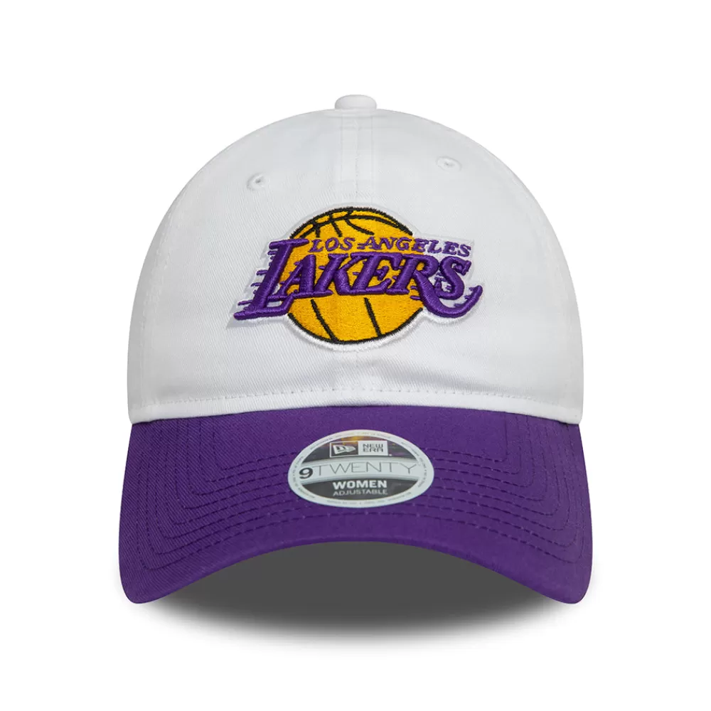 Casquettes De Baseball | Casquettes Femme^New Era Casquette Femme 9TWENTY NBA White Crown L.A. Lakers blanc-violet