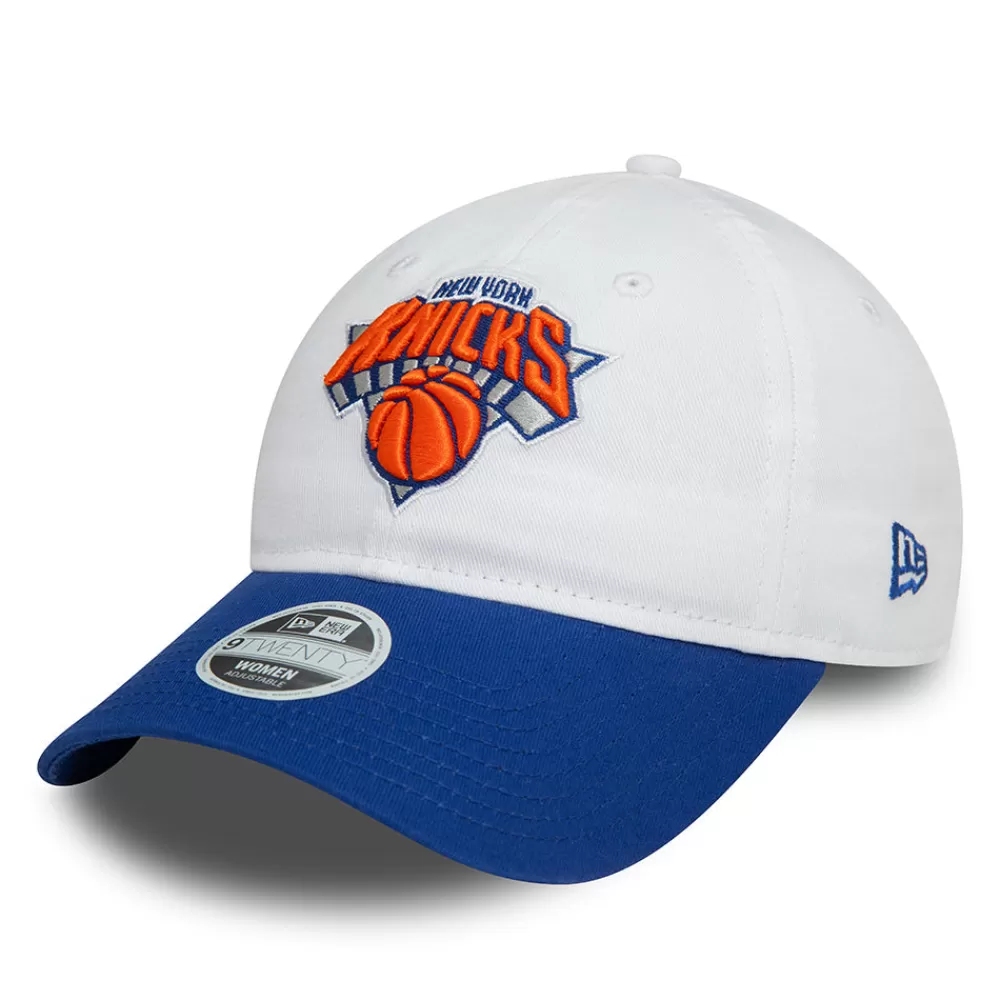 Casquettes De Baseball | Casquettes Femme^New Era Casquette Femme 9TWENTY NBA White Crown New York Knicks blanc-bleu roi