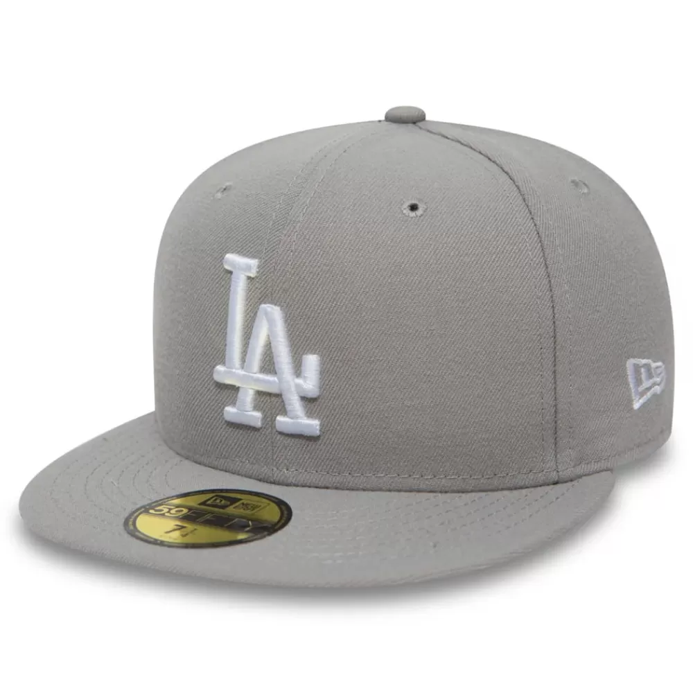 Grandes Tailles | Casquettes De Baseball^New Era Casquette 59FIFTY MLB League Basic L.A. Dodgers gris