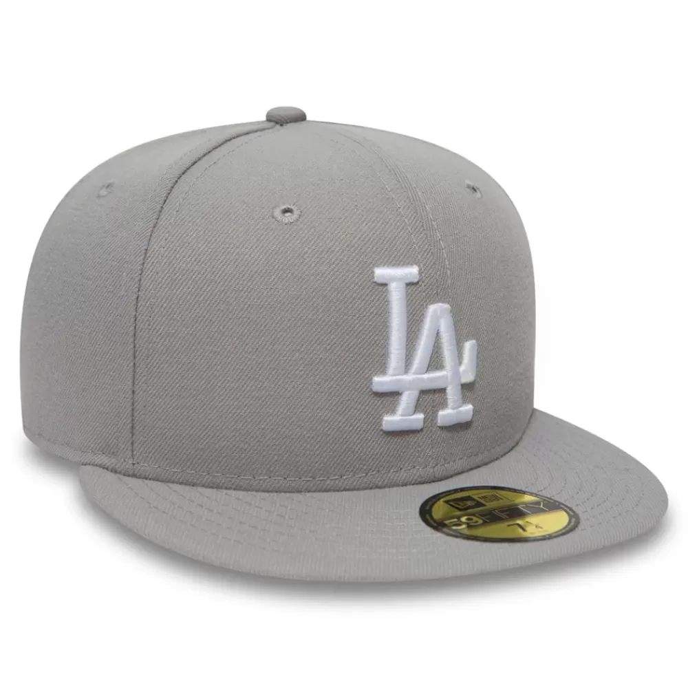 Grandes Tailles | Casquettes De Baseball^New Era Casquette 59FIFTY MLB League Basic L.A. Dodgers gris