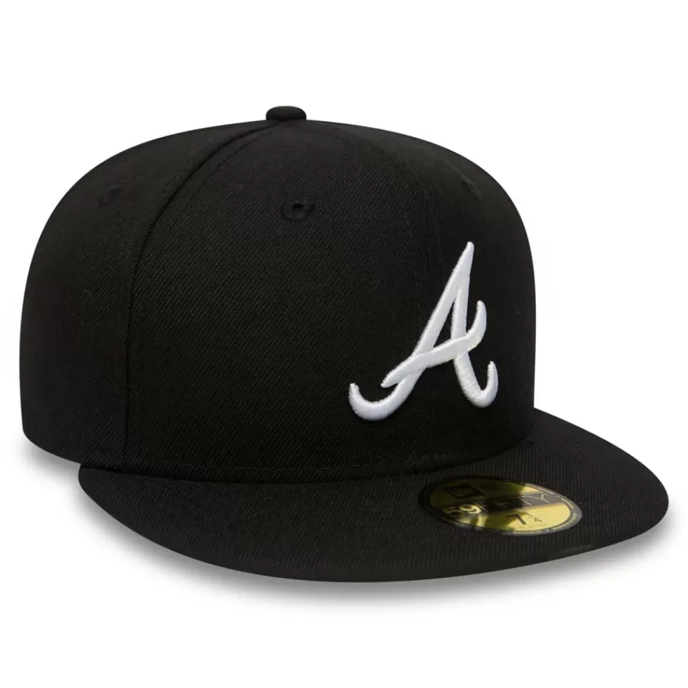 Grandes Tailles | Casquettes De Baseball^New Era Casquette 59FIFTY MLB League Essential Atlanta Braves noir-blanc