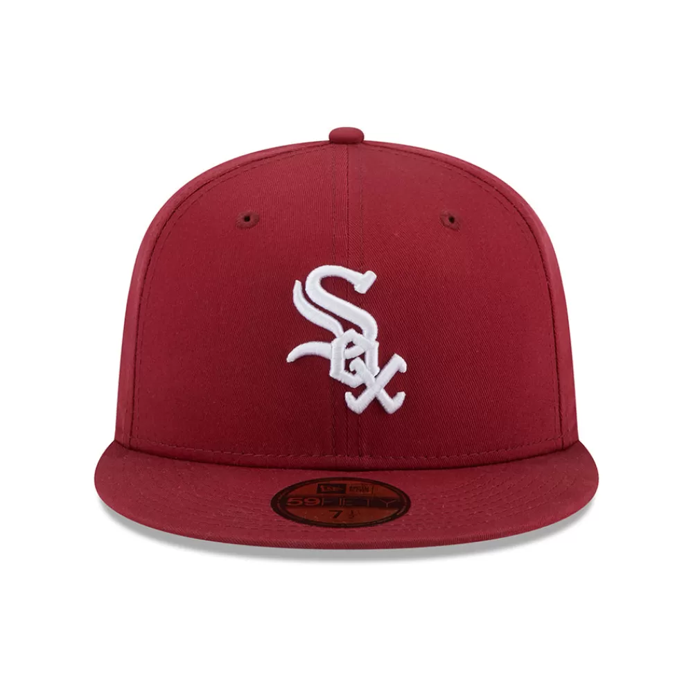 Casquettes De Baseball | Casquettes Homme^New Era Casquette 59FIFTY MLB League Essential Chicago White Sox cardinal-blanc