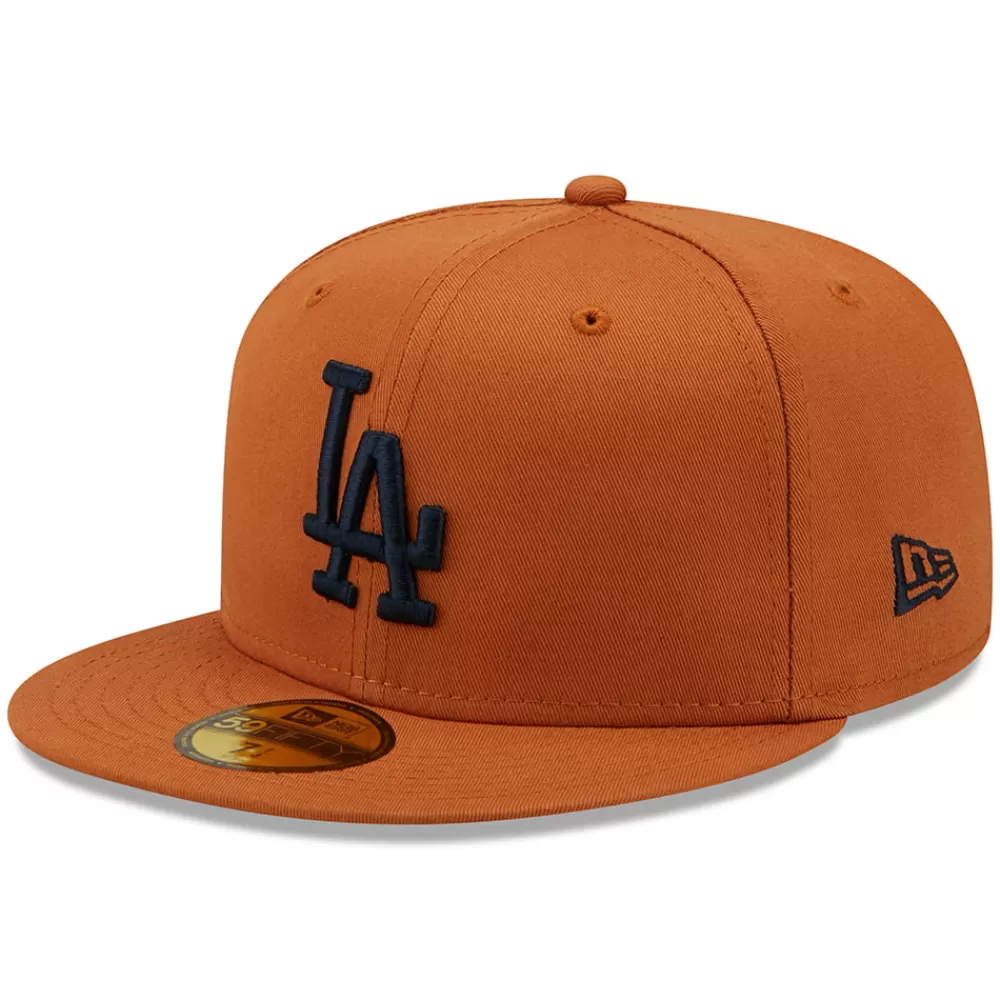 Grandes Tailles | Casquettes De Baseball^New Era Casquette 59FIFTY MLB League Essential L.A. Dodgers toffee-bleu marine