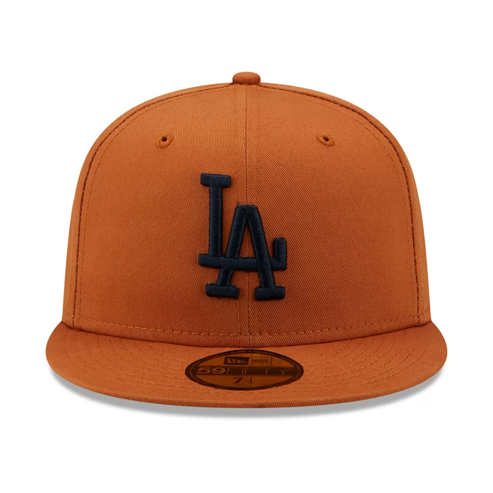 Grandes Tailles | Casquettes De Baseball^New Era Casquette 59FIFTY MLB League Essential L.A. Dodgers toffee-bleu marine