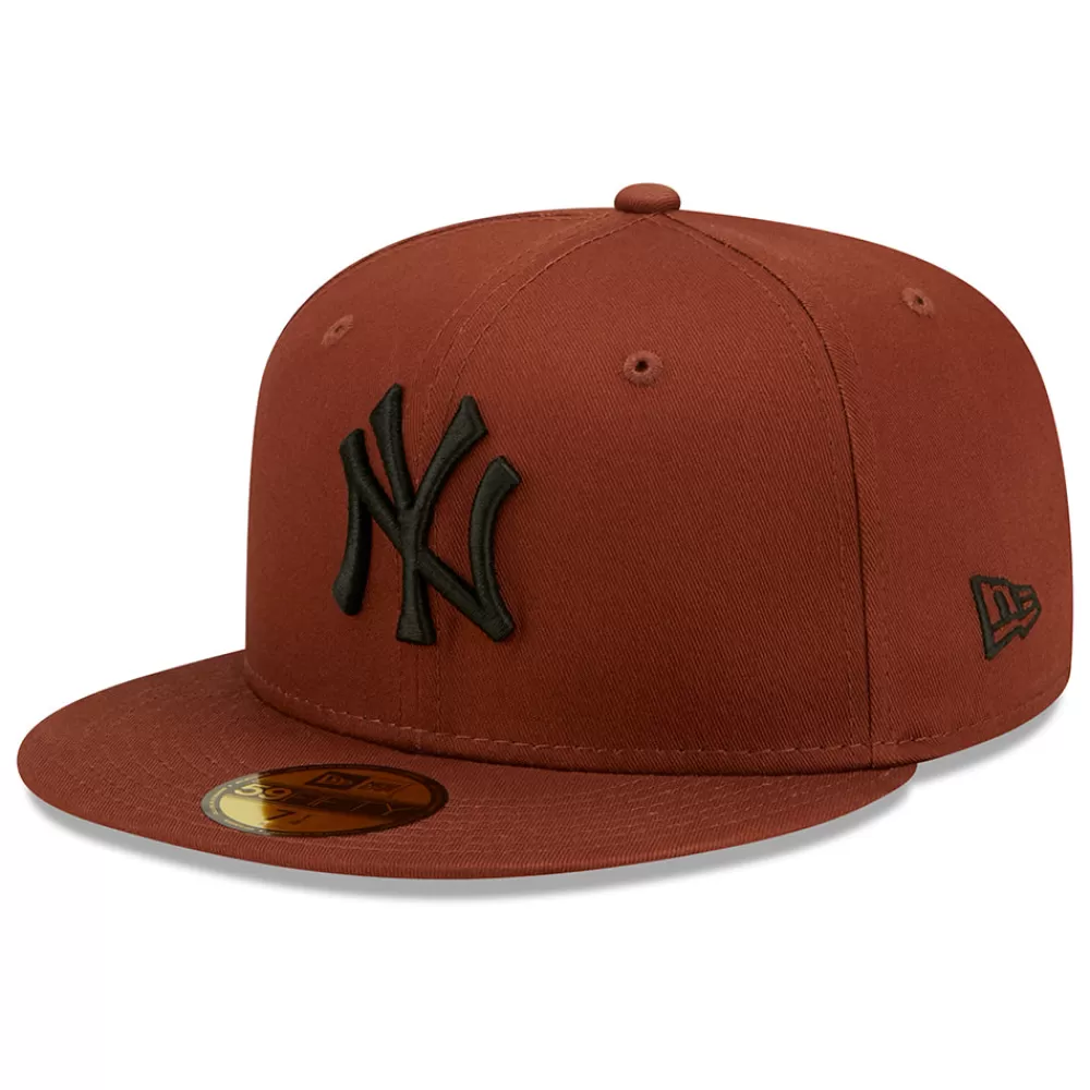 Casquettes De Baseball | Casquettes Homme^New Era Casquette 59FIFTY MLB League Essential New York Yankees marron-noir