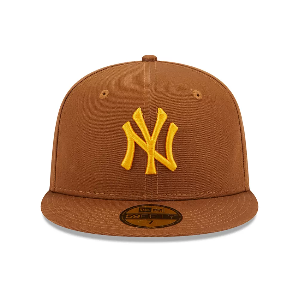 Casquettes De Baseball | Casquettes Homme^New Era Casquette 59FIFTY MLB League Essential New York Yankees toffee-jaune
