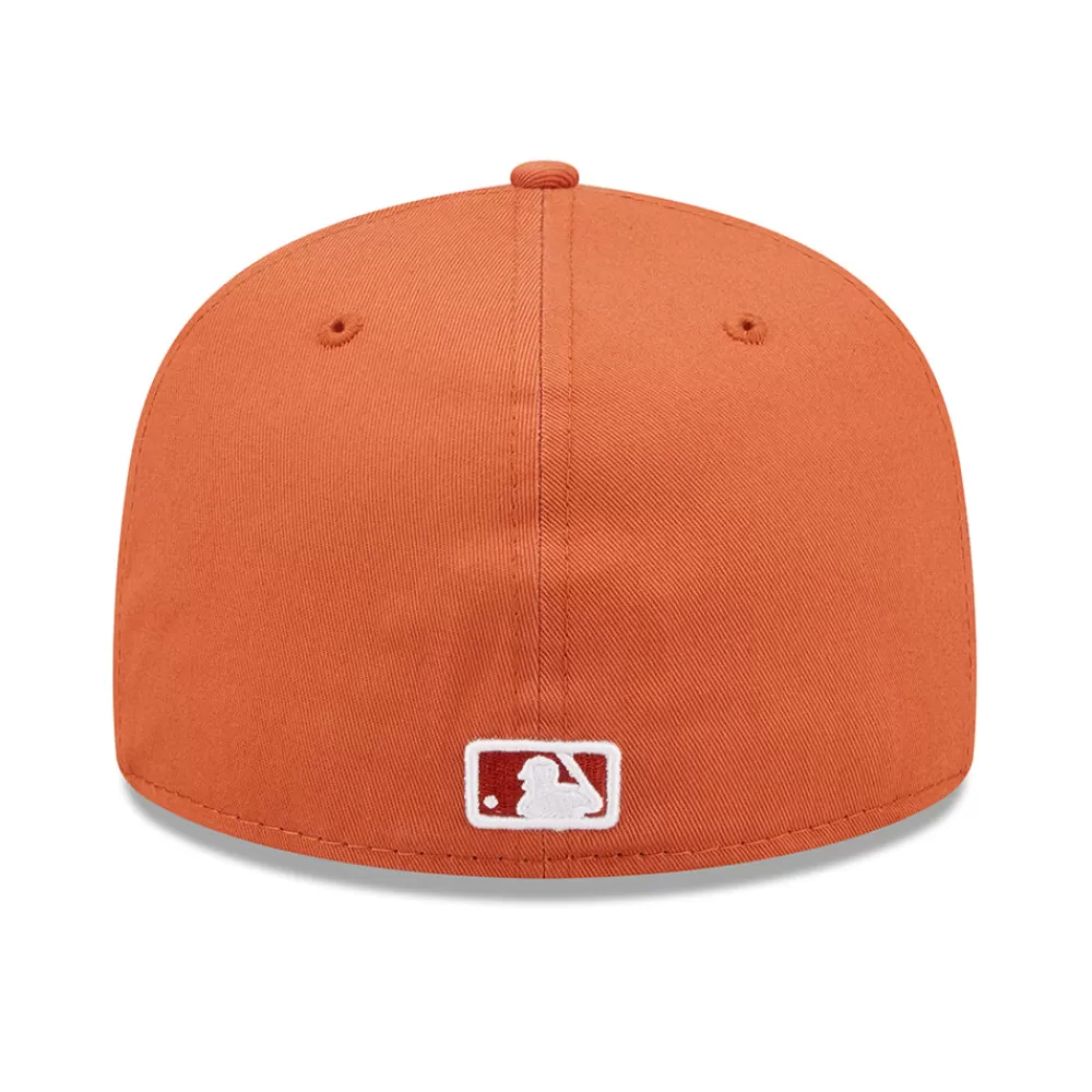 Grandes Tailles | Casquettes De Baseball^New Era Casquette 59FIFTY MLB League Essential Oakland Athletics orange-blanc
