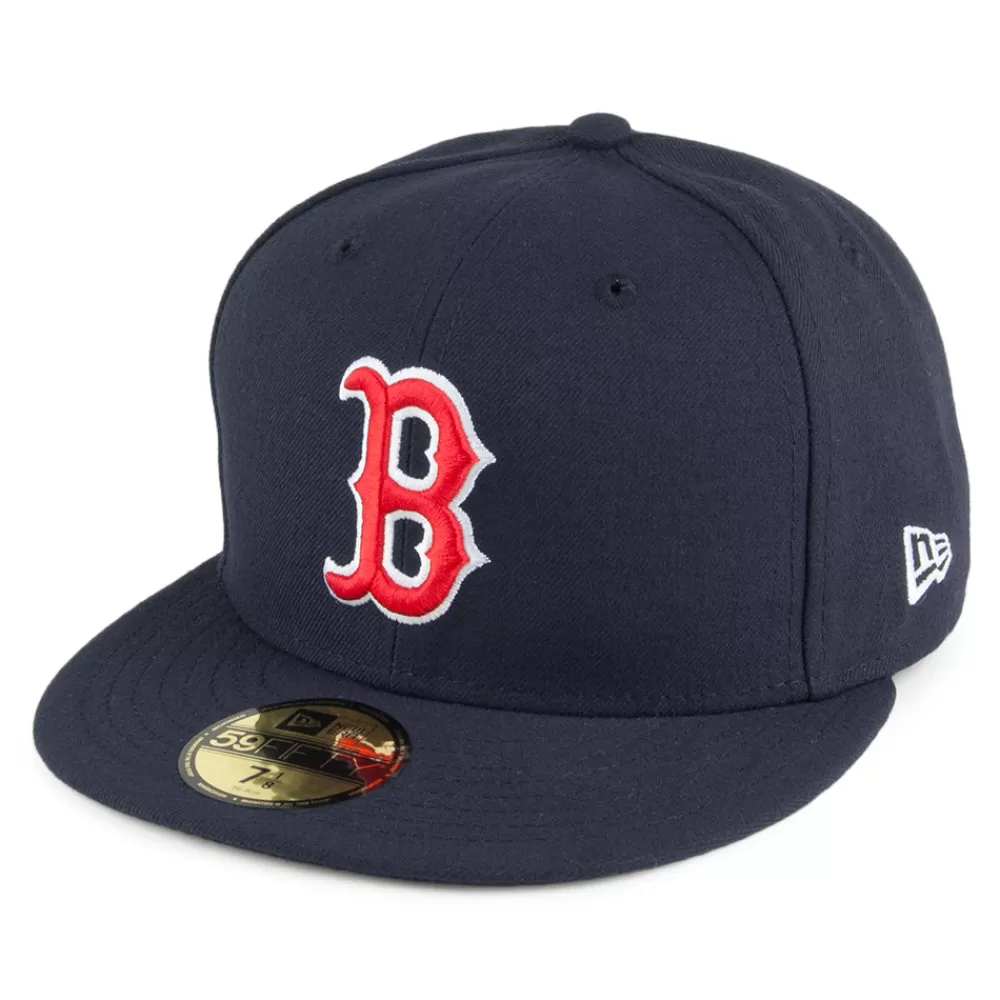 Grandes Tailles | Casquettes De Baseball^New Era Casquette 59FIFTY MLB On Field AC Perf Boston Red Sox bleu marine