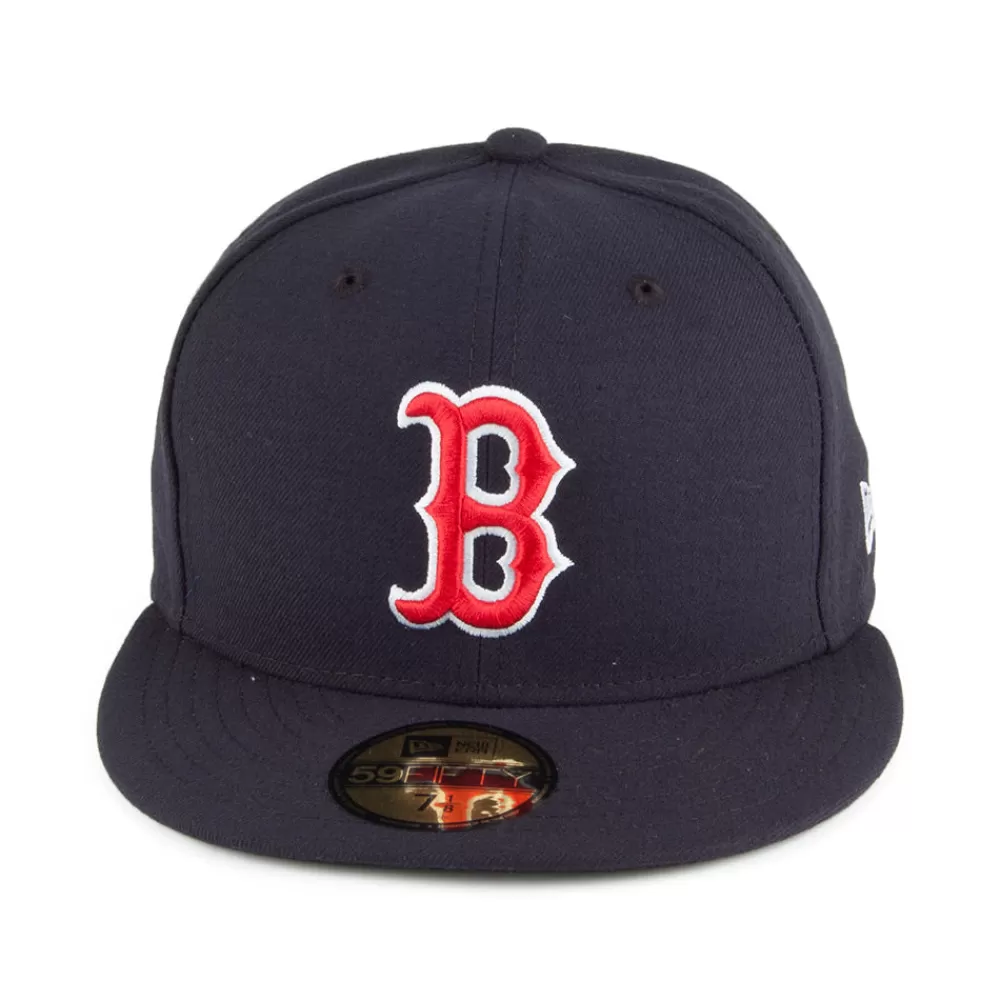 Grandes Tailles | Casquettes De Baseball^New Era Casquette 59FIFTY MLB On Field AC Perf Boston Red Sox bleu marine