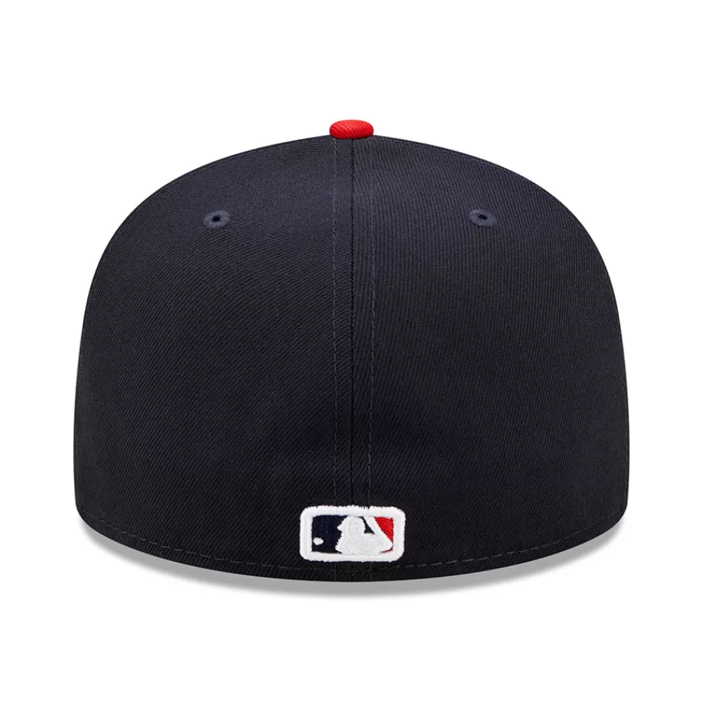 Casquettes De Baseball | Casquettes Homme^New Era Casquette 59FIFTY MLB On Field AC Perf Cleveland Guardians bleu marine-rouge