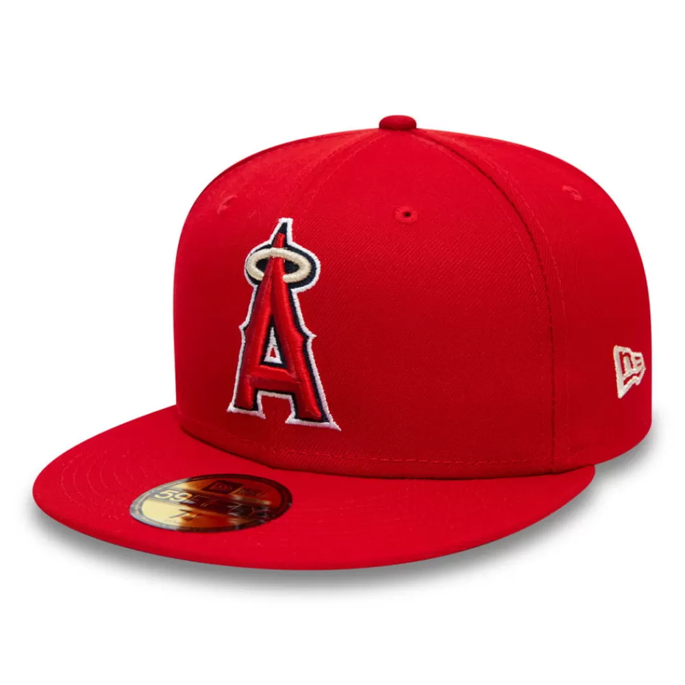 Casquettes De Baseball | Casquettes Homme^New Era Casquette 59FIFTY MLB On Field AC Perf Los Angeles Angels rouge