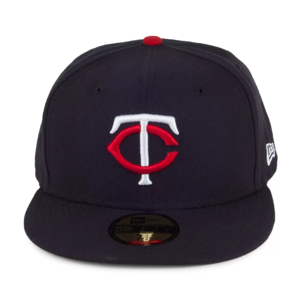 Casquettes De Baseball | Casquettes Homme^New Era Casquette 59FIFTY MLB On Field AC Perf Minnesota Twins bleu marine