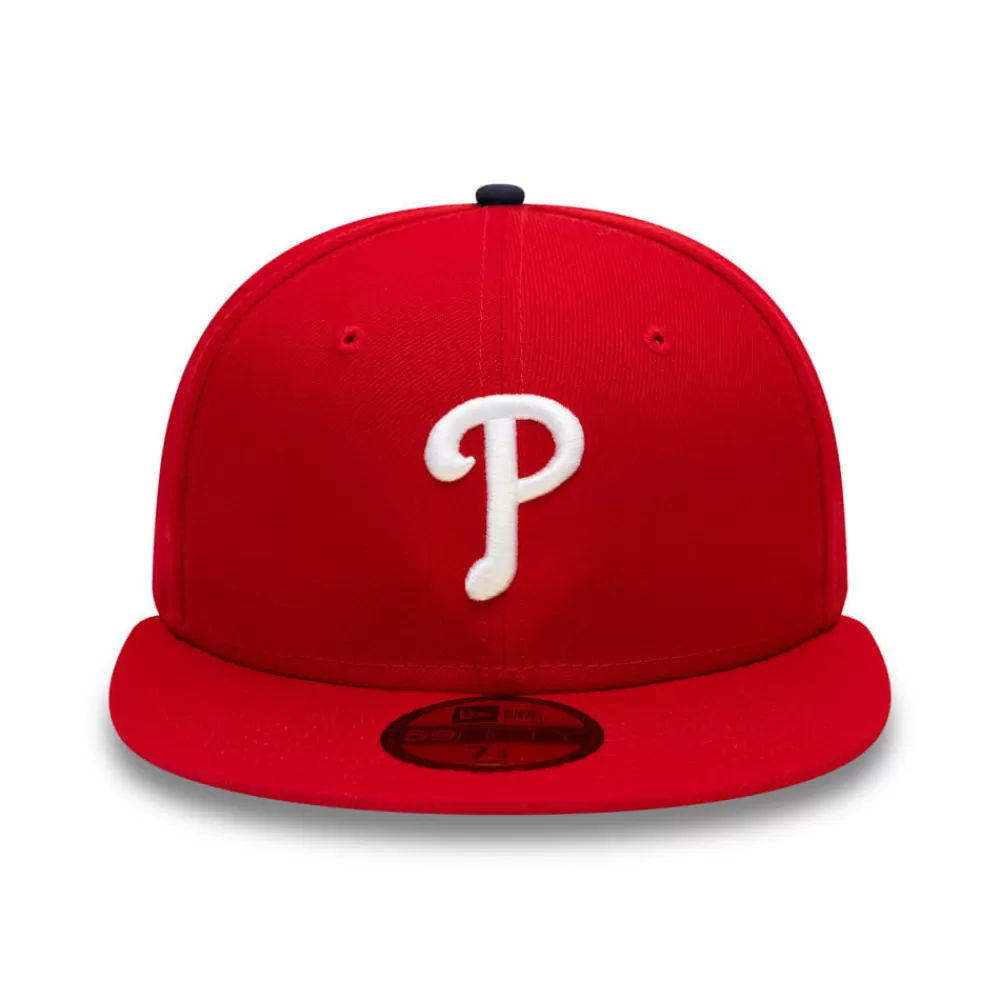 Casquettes De Baseball | Casquettes Homme^New Era Casquette 59FIFTY MLB On Field AC Perf Philadelphia Phillies rouge