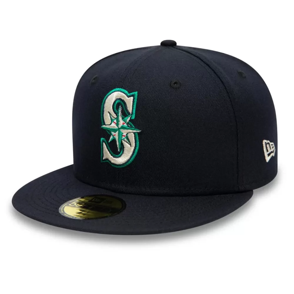 Casquettes De Baseball | Casquettes Homme^New Era Casquette 59FIFTY MLB On Field AC Perf Seattle Mariners bleu marine