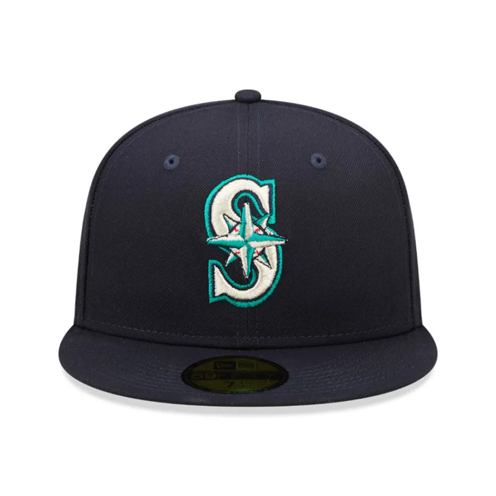 Casquettes De Baseball | Casquettes Homme^New Era Casquette 59FIFTY MLB On Field AC Perf Seattle Mariners bleu marine