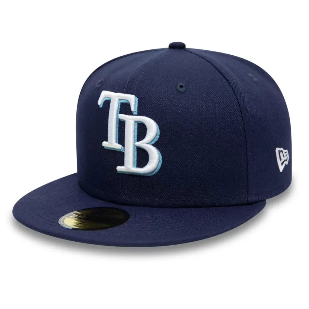 Casquettes De Baseball | Casquettes Homme^New Era Casquette 59FIFTY MLB On Field AC Perf Tampa Bay Rays bleu marine