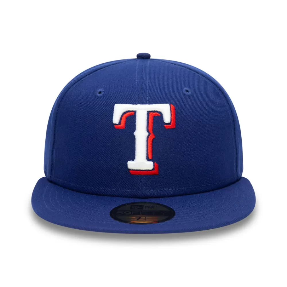 Casquettes De Baseball^New Era Casquette 59FIFTY MLB On Field AC Perf Texas Rangers bleu