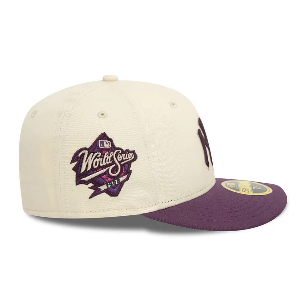 Casquettes De Baseball | Casquettes Homme^New Era Casquette 59FIFTY MLB Seasonal World Series Low Profile New York Yankees crème clair-quetsche
