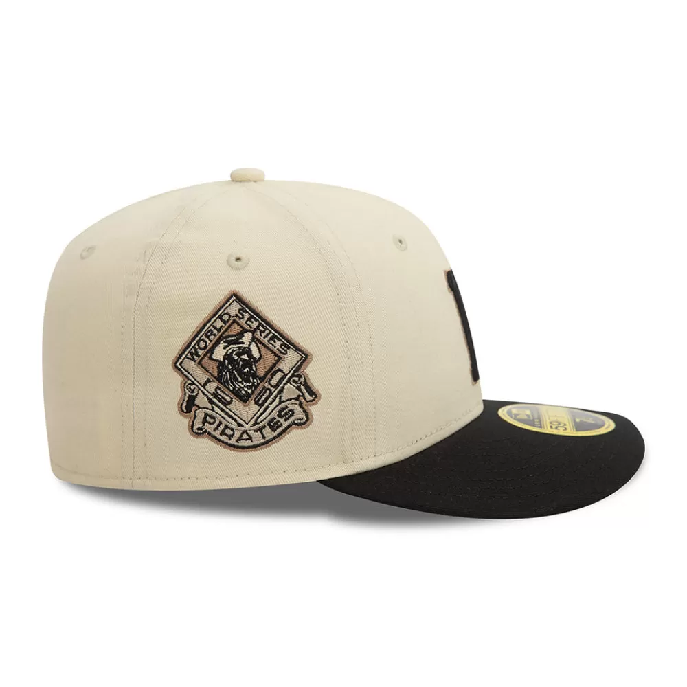Casquettes De Baseball | Casquettes Homme^New Era Casquette 59FIFTY MLB Seasonal World Series Low Profile Pittsburgh Pirates crème clair-noir