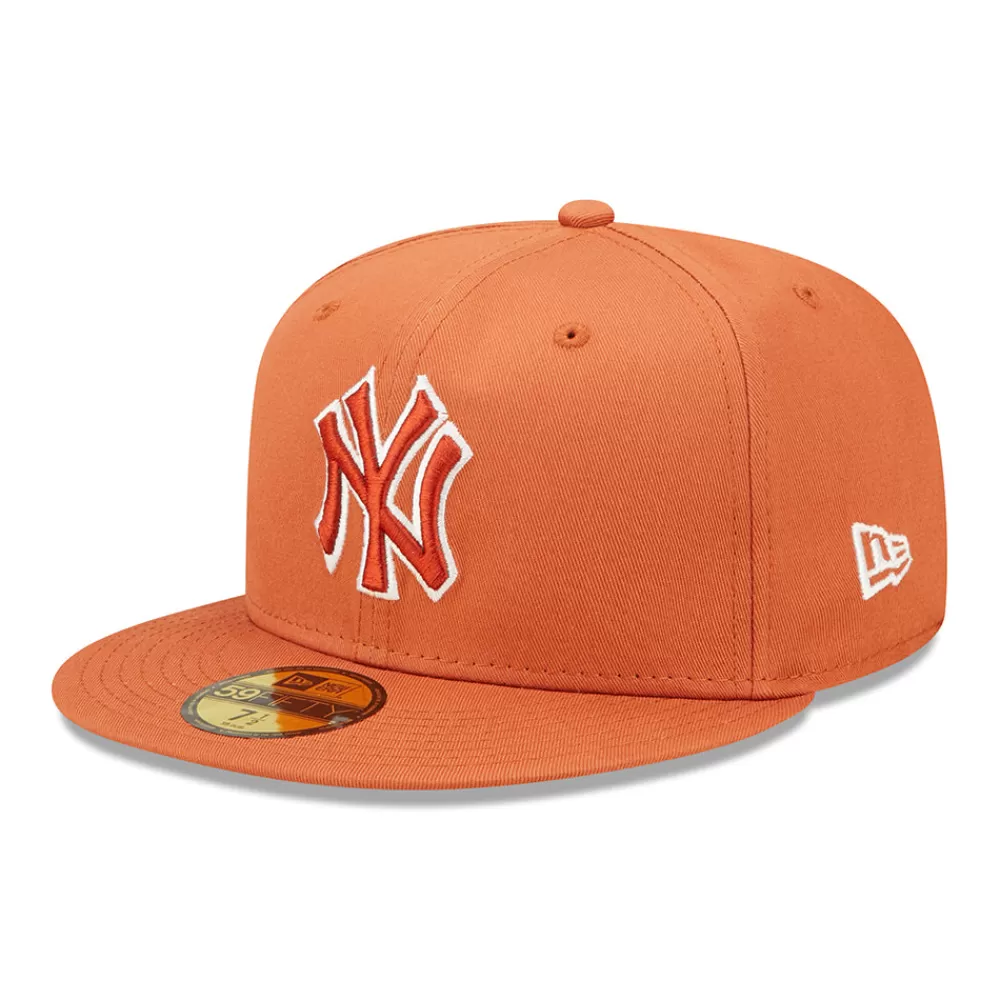 Grandes Tailles | Casquettes De Baseball^New Era Casquette 59FIFTY MLB Team Outline New York Yankees orange